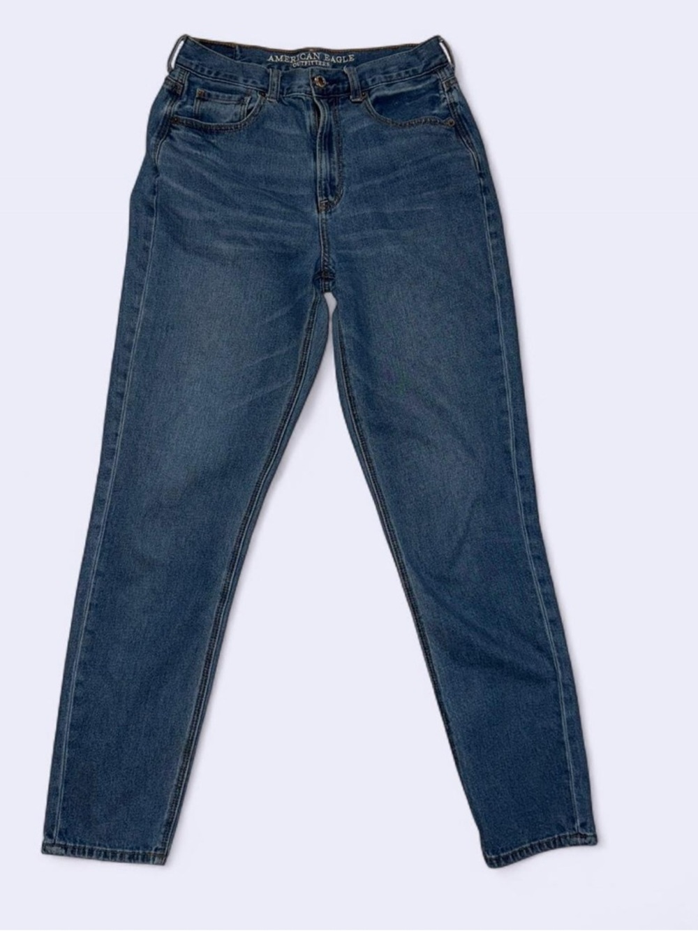 American Eagle High Rise Straight Jeans Size 6 Long